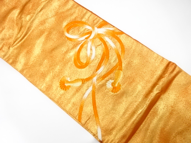 JAPANESE NAGOYA OBI / EMBROIDERY / KUMIHIMO CORD PATTERN